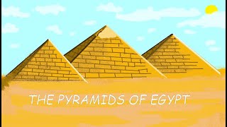 رسم الاهرامات على الكمبيوتر باستخدام برنامج الرسام || How to draw pyramids  using the paint program