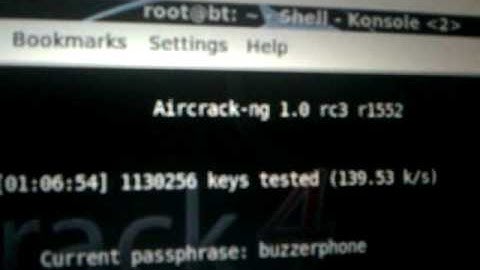 Aircrack-ng cracking WPA - PSK TKIP