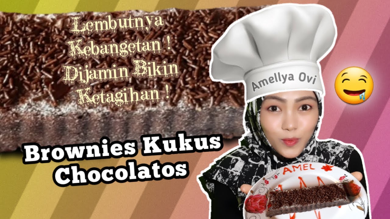 Resep Brownies Kukus Chocolatos Tanpa Mixer - YouTube