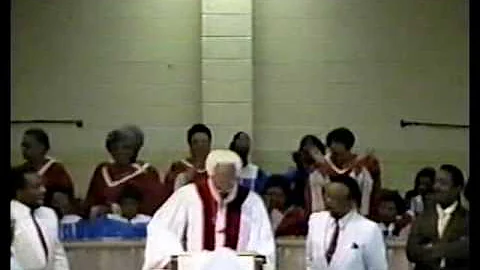 Rev. Hubert Floyd Shepherd Preaching "I Thirst"