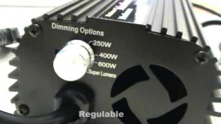 BALASTRO ELECTRONICO MAXILUMENS REGULABLE