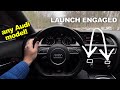 How to Engage Audi Launch Control