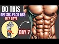 Day 7 - 7-day ABS Workout Plan at Home – No Equipments