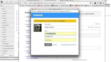 How to answer questions using Disqus
