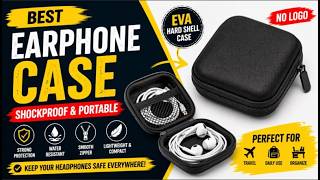 Portable Earphone Case | EVA Hard Shell Bluetooth Headset Storage Box