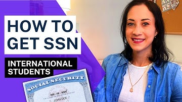 HOW TO GET SSN: F1 International Students