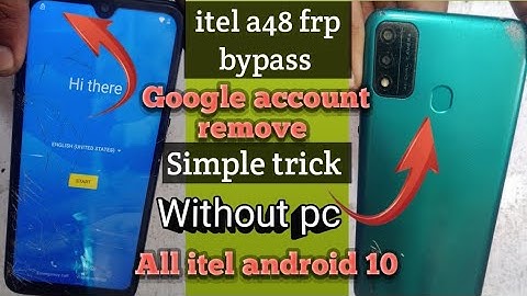 itel a48 frp bypass | itel android 10 google account remove | itel a48 frp bypass remove ,