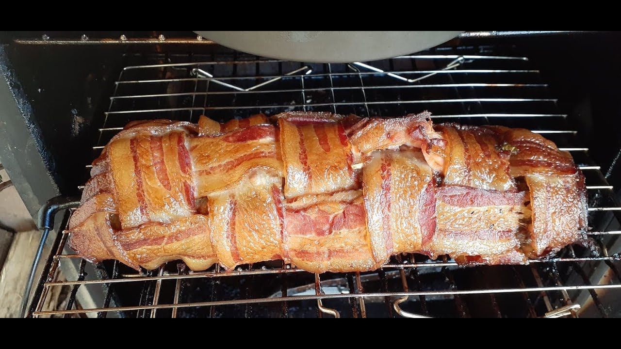 Bacon Weave Meatloaf Masterbuilt Electric Smoker YouTube