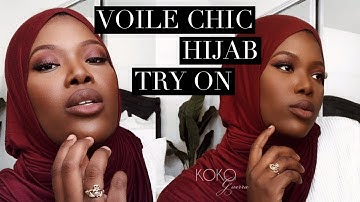 VOILE CHIC INSTANT  HIJAB HAUL + TRY ON- Koko Guerra