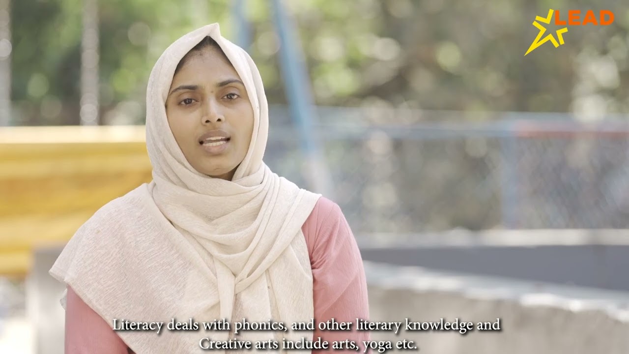 Ayisha Sunira, a Pre-primary teacher, endorses the benefits of LEAD’s integrated curriculum