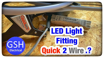 Changing a Ceiling Pendant to an LED Light Fitting - Using a Quickwire Switch and Load Connector