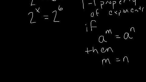 Solve exponential equation with 1-1 property of exponents
