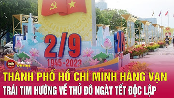 Thành phố mang tên Bác bắn pháo hoa chào mừng 78 năm Quốc khánh 2/9