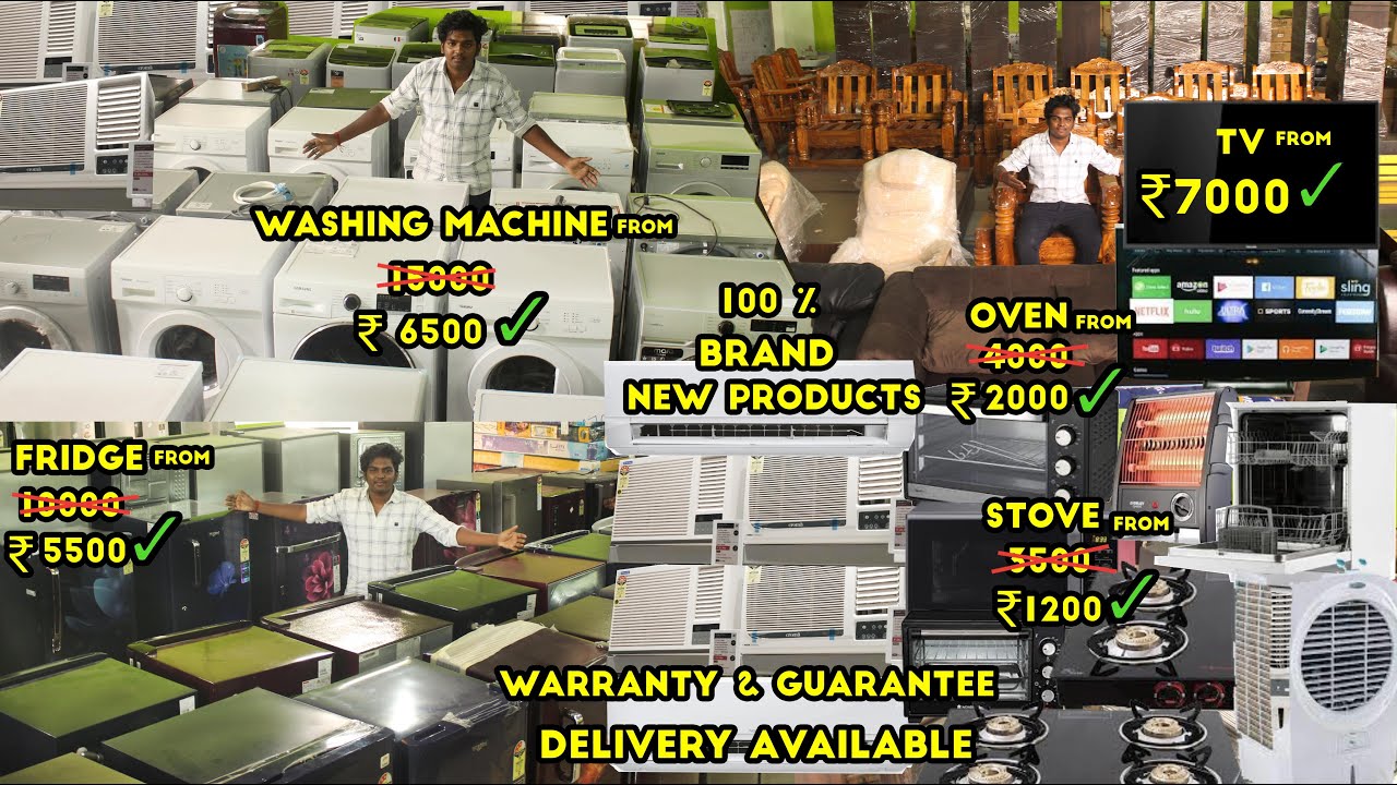 Factory Outlet TV Washing Machine AC Fridge Branded Electronic Home