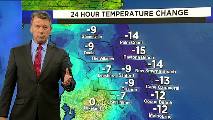 Colder temps expected to strike Central Florida as cold front hits
