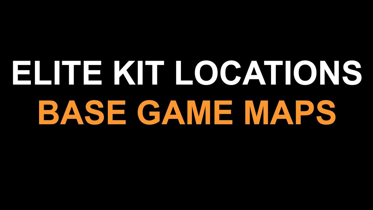 Battlefield 1 base game maps elite kit locations [conquest]