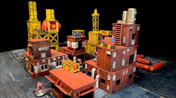 Tycho Starport scifi 3D printable scenery from Corvus Games Terrain