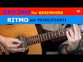 Facile Tutorial Chitarra per PRINCIPIANTI (Ritmo) - Easy Guitar Tutorial for BEGINNERS (Rhythm)