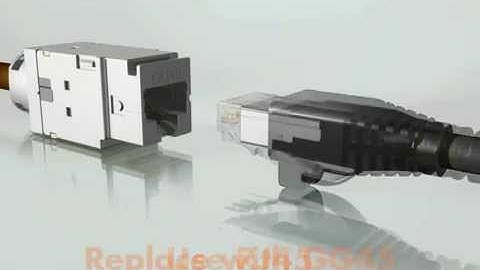 How to connect the Nexans GG45 Cat7 and Cat7a with an RJ45
