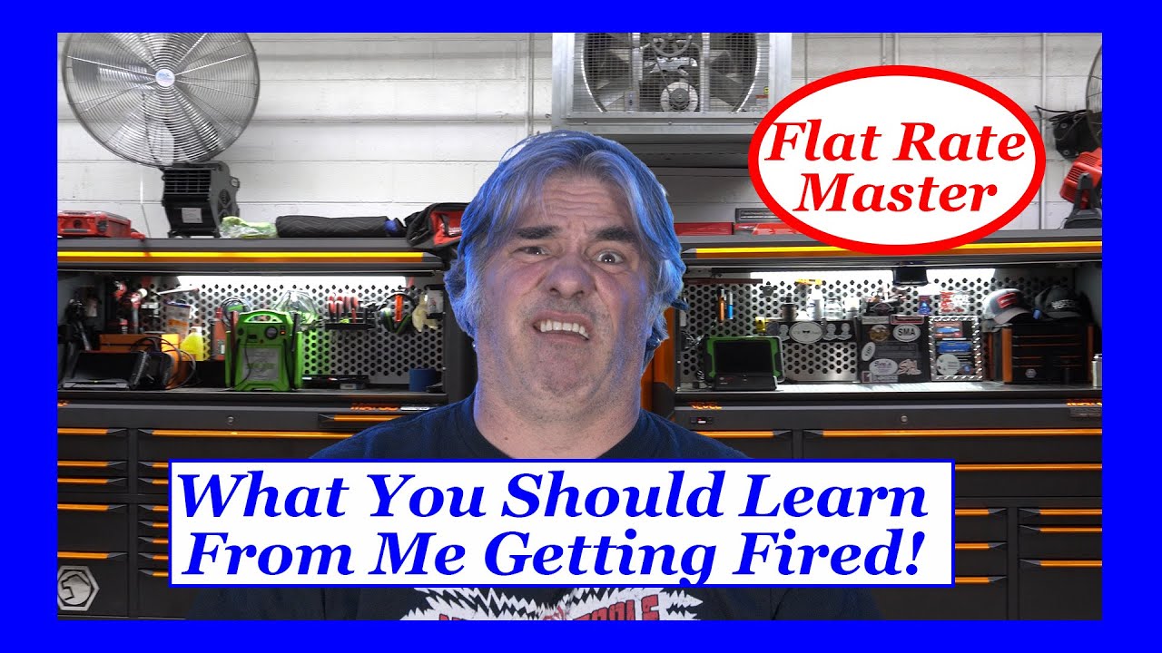 Me Getting Fired is Cautionary Tale For all Auto Techs!