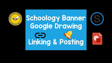 Schoology Banner Using a Google Drawing (Linking and Posting)