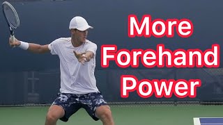 Gain More Forehand Power (Tennis Technique Explained)