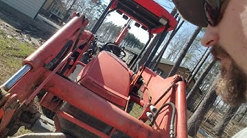Straighten a Twisted Front End Loader Attach Point.