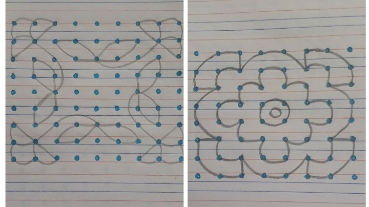 9*9 dots 8*8 dots rangoli design 🌺 festival rangoli #freehandrangolis #drawing