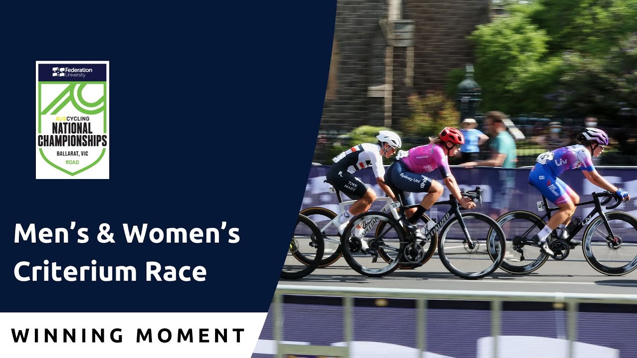 Criterium winning moments 2024 AusCycling Road Nats YouTube