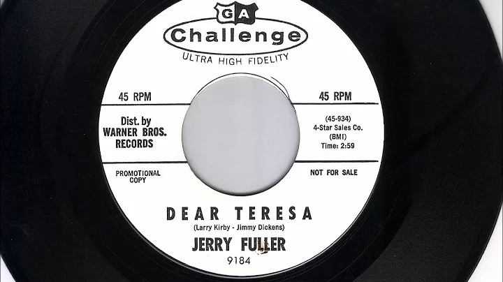 1963 Dear Teresa Jerry Fuller