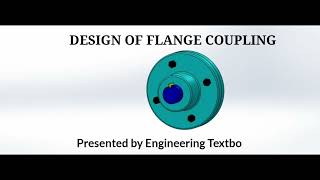 Flange Coupling in solidworks | Parts and Assembly|