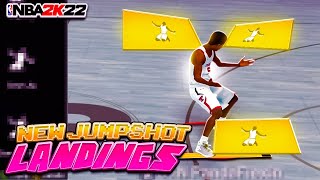 ALL JUMPSHOT LANDINGS + *SECRET* JUMPSHOT LANDINGS ON NBA 2K22! *NEW* JUMPSHOT LANDING ANIMATIONS!