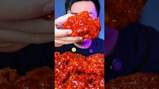 Makan ayam crispy saos lava pedas 🤤 #shortsviral #shortvideo #viral
