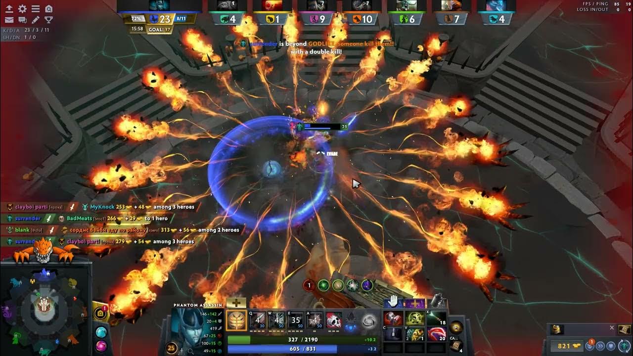 Sneaky phantom assasin game Overthrow 3.0 FFA YouTube