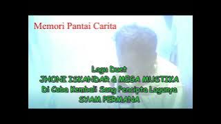MEMORI PANTAI CARITA/jhoni iskandar & mega mustika di coba dngn akustik sama penct.lagu SYAM PERMANA