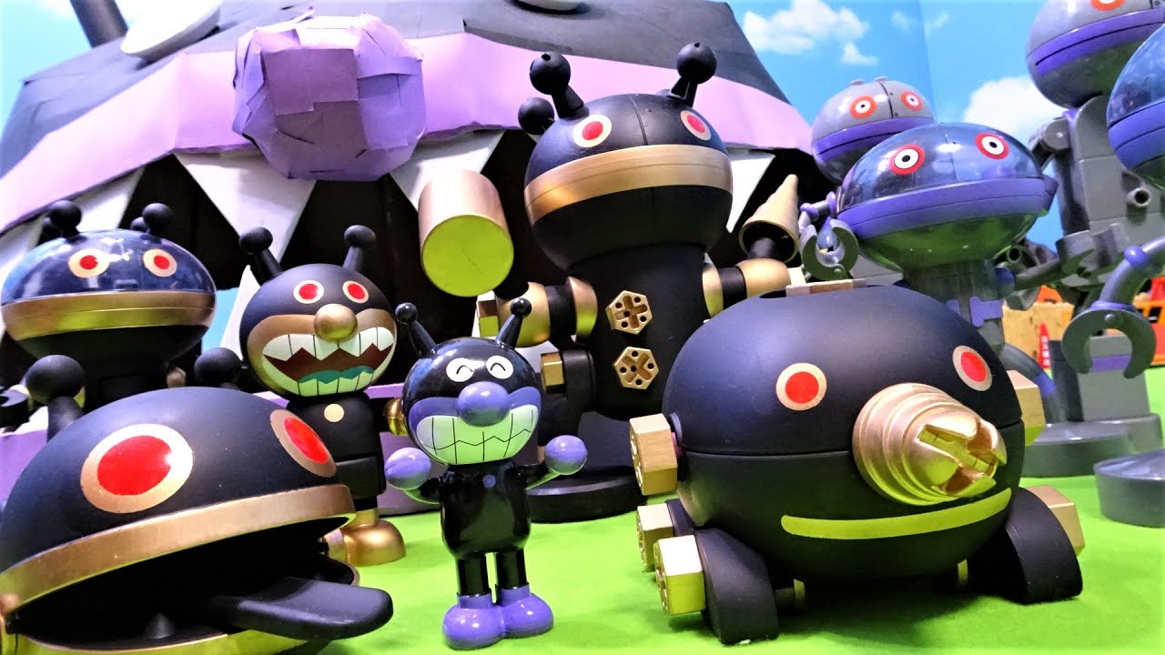 バイキン城からおもちゃのバイキンメカがでてくるよ♪だだんだん