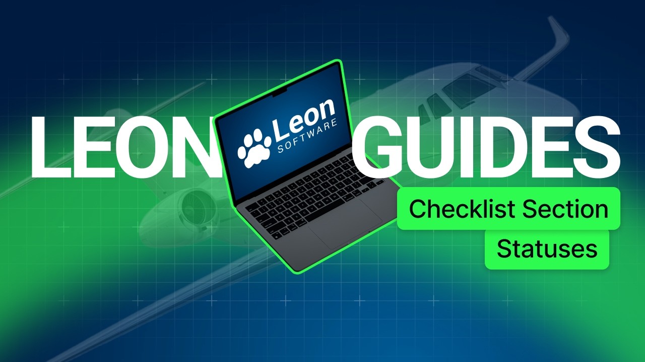 LEON GUIDES: Checklist section statuses - YouTube