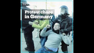 Anti-lockdown protests in Germany turn violent