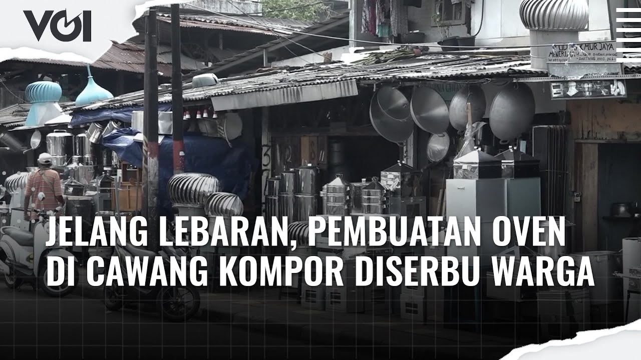 Jelang Lebaran, Pembuatan Oven di Cawang Kompor Diserbu Warga