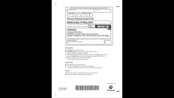 Merged 2025 Pearson EDEXCEL As Level History Paper 1 And Mark Scheme 8hi0 1b