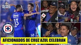 CRUZ AZUL FINALISTA. Así REACCIONARON sus aficionados. FINAL de Liga MX vs América | Futbol Picante