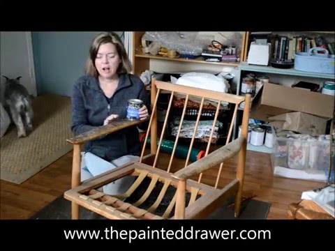 Mid-Century Modern (MCM) Chair Makeover From Trash to Treasure