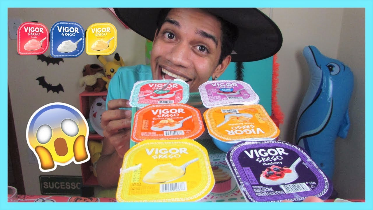 PROVANDO TODOS OS IOGURTES GREGOS DO MERCADO E MISTURANDO TUDO!