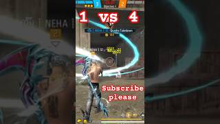 1vs4 free fire Max hard work #freefire #gaming #play#hard#please #subscribe #support #viral#shorts