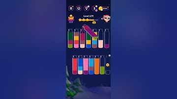 water sort puzzle - Get color level 679