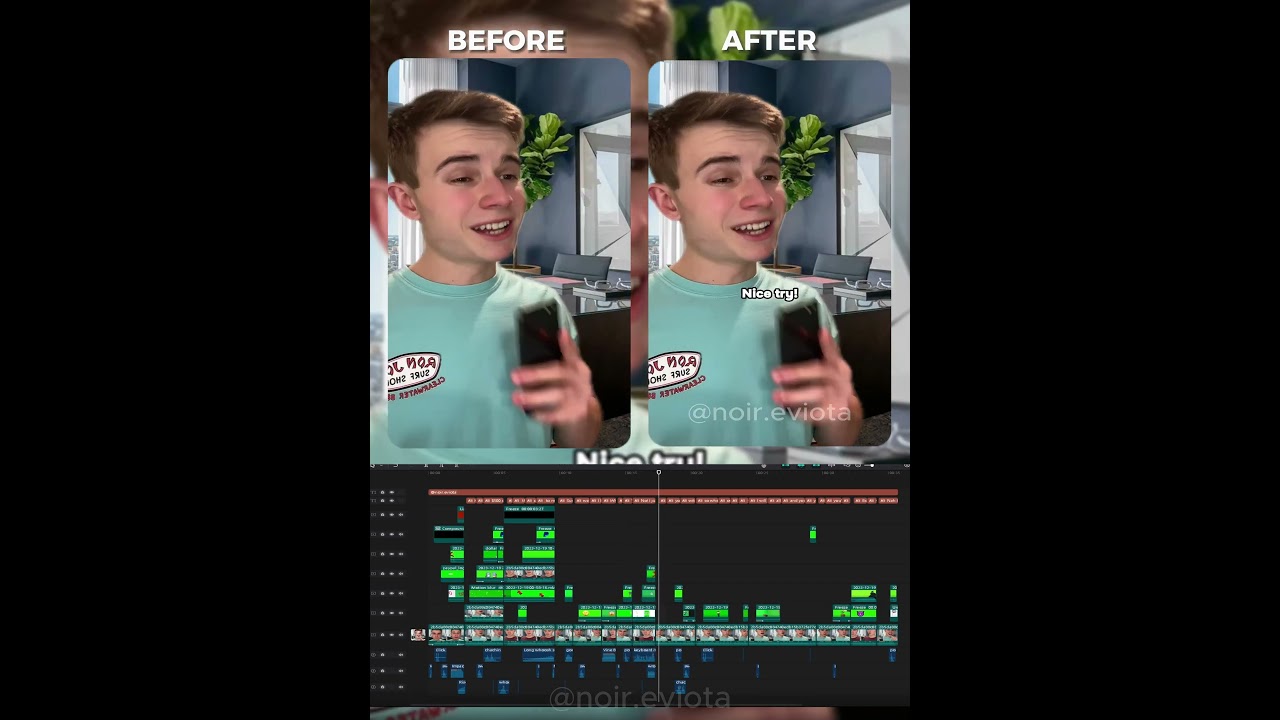 Short Form Video Sample Edit 1 (Before & After)