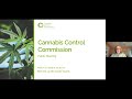 Cannabis Control Commission Public Meeting | March 16, 2026