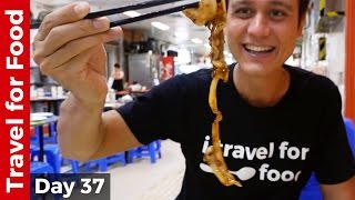 Hong Kong Food Tour - Breakfast, Bamboo Noodles Won Ton, and Chinese Dai Pai Dong Feast!