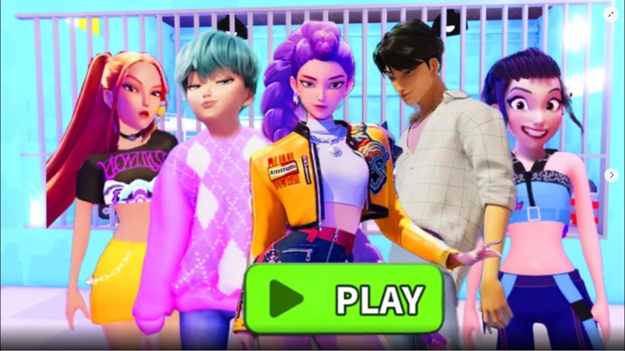 RUMI & JINU PRISON RUN OBBY! NO DEATH_Roblox-Gameplay-Walkthrough