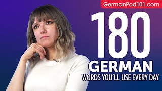 180 German Words You'll Use Every Day - Basic Vocabulary #58